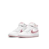 Nike Beyaz - Pembe Kız Çocuk Yürüyüş Ayakkabısı CD7783-105-COURT BOROUGH MID 2 (PSV