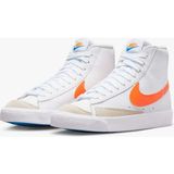 Nike Blazer Mid 77 Kadın Bilekli Spor Ayakkabısı | DA4086-106 - Beyaz - Turuncu