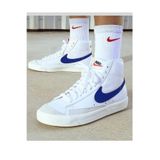 Nike Blazer Mid '77 Spor Ayakkabı, 43, TYBCZ1055-100080510344, Beyaz, Erkek