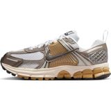 Nike Bowerman Zoom Vomero 5 Unisex Sneaker Hakiki Deri Reflektörlü Günlük Spor Ayakkabı Gri-Krem - Gri - Bej