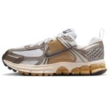 Nike Bowerman Zoom Vomero 5 Unisex Sneaker Hakiki Deri Reflektörlü Günlük Spor Ayakkabı Gri-Krem