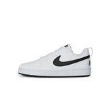 NIKE Boy's Court Borough Düşük Recraft Sneaker, siyah beyaz, 38 EU