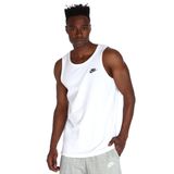 Nike BQ1260-100 M Nsw Club Tank Erkek Beyaz Günlük Stil Atlet