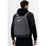 Nike Brasilia 9.5 Training Backpack Medium 24 Liters Çok Gözlü Omuz Askılı Unisex Sırt Çantası Gri
