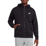 Nike BV2645-010 Siyah Club Hoodie FZ BB Günlük Unisex Ceket