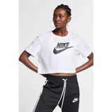 Nike BV6175-100 W Nsw Tee Essntl Crp icn Ftr Kadın Beyaz Antrenman Tişört