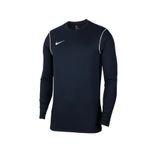 Nike BV6875-410 Lacivert Dry Park 20 Crew Top Futbol Uzun Kollu Erkek T-Shirt