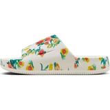 Nike Calm Slides 'floral' Çiçekli Kadın Beyaz Terlik HF1069-100