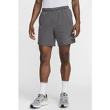 Nike Challenger Grid Mens Running Shorts Slip Astarlı Erkek Koşu Antreman Şortu Gri