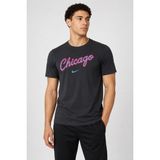 Nike Chicago Bulls Essential City Edition Tee Erkek Tişört - M - Siyah