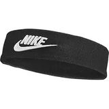 NIKE CLASSIC HEADBAND WIDE TERRY BLACK/WHITE OSFM Sporcu Saç Bandı N.100.8665.010.OS