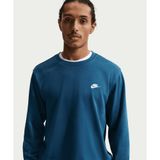 Nike Club French Terry Crew Erkek Mavi Sweatshirt - FN3888-476