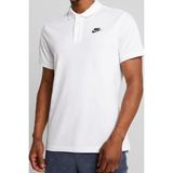 Nike Clup Ss Polo Pique Erkek Beyaz Polo Yaka Tişört ( Bir Beden Küçük Alınız ) - M
