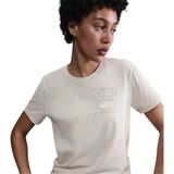 Nike Clup Tee Pamuklu Kadın Krem Tişört - standart