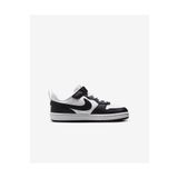 Nike Çocuk Ayakkabısı Court Borough Low Recraft Siyah Beyaz Çocuk Ayakkabısı Spor Ayakkabı