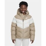 Nike Çocuk Kapüşonlu Mont Bej Unisex DX1264 - 8 - 10 Yaş