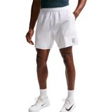 Nike Court Advantage Dri-Fit 6" Erkek Beyaz Tenis Şortu FZ6913-100