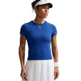 Nike Court Advantage Dri-Fit Kadın Mavi Tenis T-Shirt HQ2994-417
