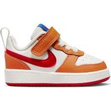Nike Court Borough Low 2 Bebek Günlük Ayakkabı BQ5453-119 - Turuncu - Beyaz