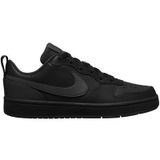 Nike Court Borough Low 2 GS Leather Gerçek Deri Siyah Sneaker