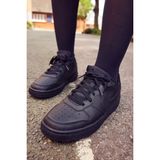 Nike Court Borough Low 2 Siyah Deri Unısex Günlük Spor Ayakkabı