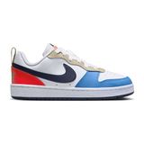 Nike Court Borough Low Recraft (Gs) Genç Ayakkabı Çok Renkli Konforlu Tasarım ile Günlük Kullanıma Uygun DV5456-124 - 001-Renkli