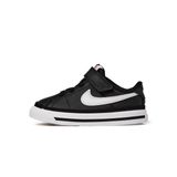 Nike Court Legacy erkek çocuk spor ayakkabısı, Siyah Beyaz Gum Açık Kahverengi, 40 EU