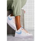 Nike Court Royale Ac Leather White Sneaker Hakiki Deri Günlük Spor Ayakkabı Beyaz Mavi