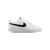 Nike Court Vision Lo Nn Kadın Spor Ayakkabı Beyaz Deri Düz Taban Günlük Kullanım İçin - Renkli