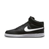 Nike Court Vision Mid Nn erkek spor ayakkabısı, Siyah Beyaz Siyah, 40 EU