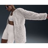 Nike Cozy Hbr Jacket Kadın Mont Pelus Ceket FV8025 - XS - Bej