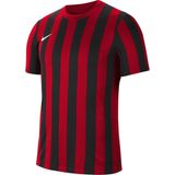 Nike CW3813-658 Dri-Fit Striped Division IV Erkek Kırmızı Futbol Forma