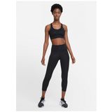 Nike CZ9238-010 Siyah Fast Mid-Rise Crop Running Leggings Kadın Tayt