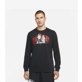 Nike DD1735-010 Siyah Story Fleece Crew Erkek Sweatshirt