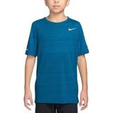 NIKE DD3055-302 Dri-FIT Miler Older Erkek Çocuk Mavi Tişört