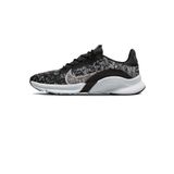 Nike DH3393-010 Superrep Go 3 Flyknit Siyah Metalik Gümüş Beyaz Kadın Spor Ayakkabısı
