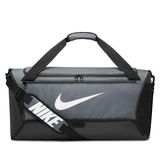 Nike DH7710-068 Brasilia Duffel 9.5 60L Gri Günlük Stil Erkek Spor Çanta