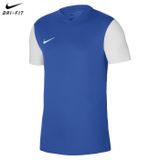 Nike DH8035-463 M Nk Df Tiempo Prem II Jsy Ss Erkek Mavi Futbol Tişört