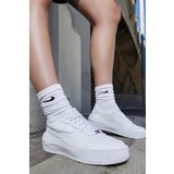 Nike DJ9946_100 Air Force 1 PLT AF ORM Beyaz Kadın Spor Ayakkabı