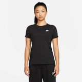 Nike DN2393-010 Sportswear Club Siyah Kadın T-Shirt