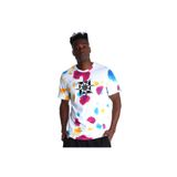 Nike DQ1067-100 M Nsw Festival Aop Tee Erkek Beyaz Günlük Stil Tişört