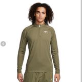 Nike DQ8455-222 Sportswear Air Yeşil Erkek Eşofman Üstü