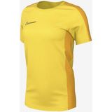 Nike DR1338-719 Sarı W NK DF Acd23 Top SS Kadın Futbol Antrenman Tişörtü