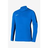 Nike DR1352-463 Mavi M NK DF Academy 23 Dril Erkek Futbol Antrenman Uzun Kollu Üst
