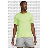 Nike Dri Fit ADV Techknit Ultra Short Sleeve Running Top Erkek Koşu Tişörtü Sarı