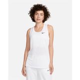 Nike Dri-FIT DX0706-100 Yarışçı Sırtlı Kadın Atleti - Beyaz