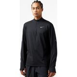 Nike Dri Fit Element 1/2-zip Running Top Men's Sweatshirt Erkek Reflektörlü Koşu Sweastshirt Siyah