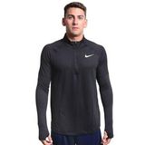 Nike Dri-Fit Element Running Yarım Fermuar Siyah Erkek Antreman Üstü