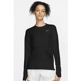 Nike Dri Fit Element Women's Running Sweat Uzun Kollu Koşu Antrenman Üstü Siyah