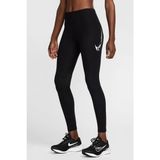 Nike Dri Fit Fast Mid Rise 7/8 Leggings Tight Kadın 3 Cepli Spor Tayt Siyah